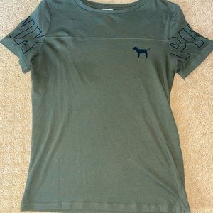 Olive Green VS Pink Tee
